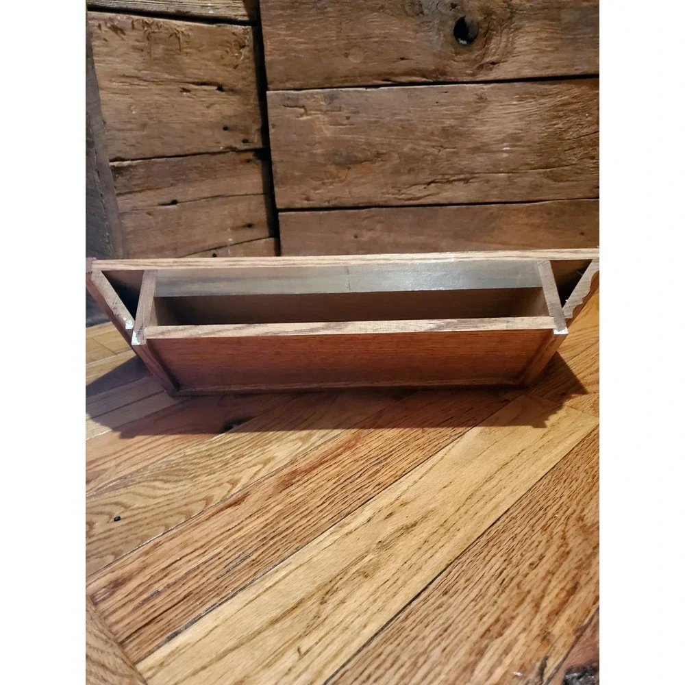 Solid Oak Wood Floating Wall Shelf / Countertop Riser 20.5